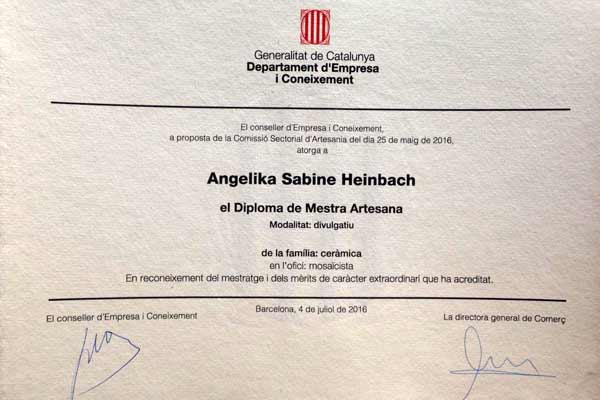 Diploma Angelika Heinbach